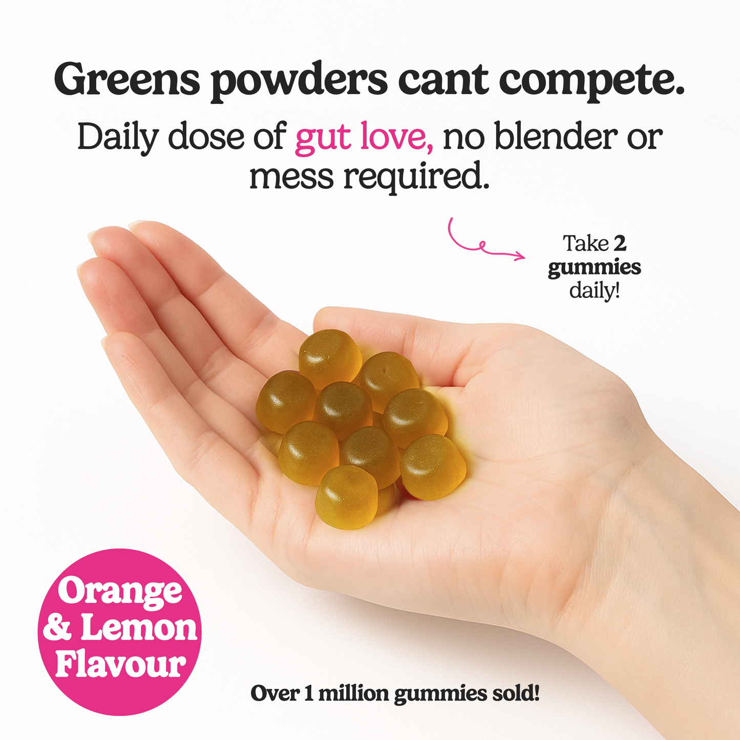 30 Day Glow & Flow 3 in 1 Wellness Gummy Bundle | Skin Glow, Brain Boost & Gut Support