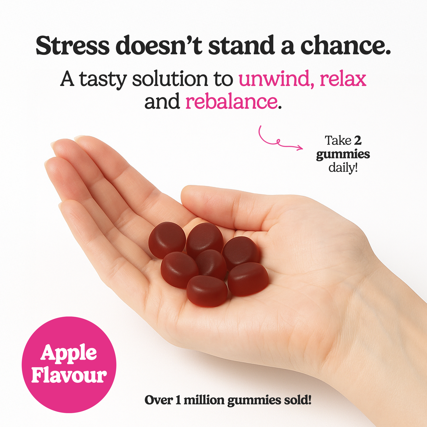 Kalma 3mth Value Pack x180 Ashwagandha Gummies | Apple | 3000mg Pure Extract for Stress & Balance