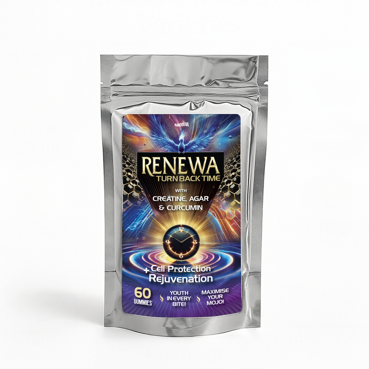 Renewa x60 Gummies | Creatine + Curcumin