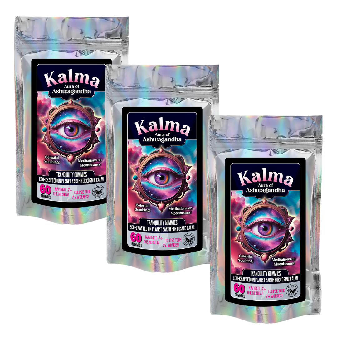 Kalma 3mth Value Pack x180 Ashwagandha Gummies | Apple | 3000mg Pure Extract for Stress & Balance