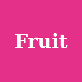 Fruit powder blend
