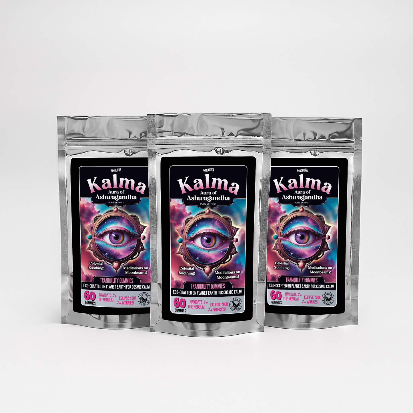 Kalma 3mth Value Pack x180 Ashwagandha Gummies | Apple | 3000mg Pure Extract for Stress & Balance