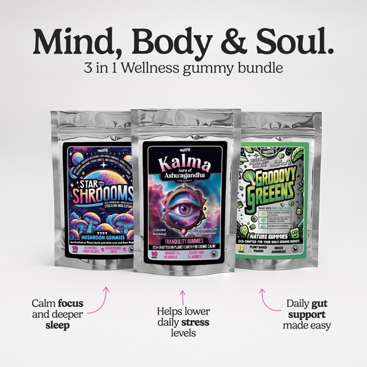 5 Day Mind, Body & Soul 3 in 1 Wellness Bundle | Calm, Gut & Brain Support in 1 Bundle