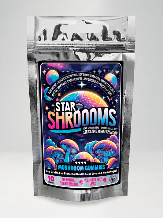 Starshroooms Mushroom Gummies | Trial Pack | Vegan Friendly | Free UK Shipping