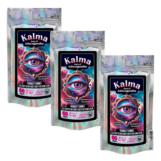 Kalma - Pure Ashwaghanda Extract Gummies | 180 Pack | Vegan Friendly | Free UK Shipping